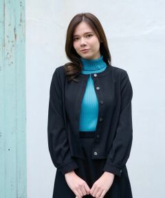 CARA O CRUZ / キャラ・オ・クルス シャツ・ブラウス | ノーカラーブラウス【セットアップ】