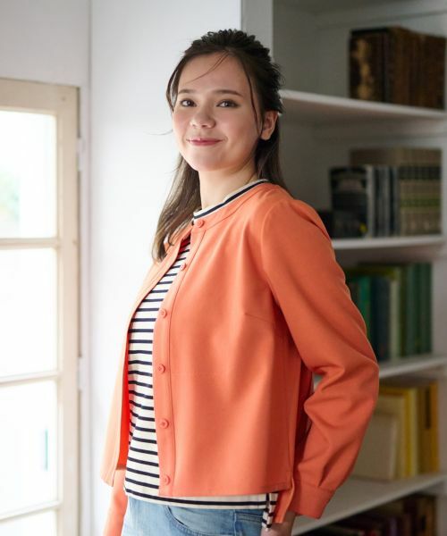 CARA O CRUZ / キャラ・オ・クルス シャツ・ブラウス | ノーカラーブラウス【セットアップ】 | 詳細3