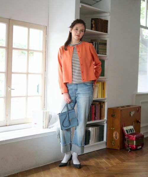 CARA O CRUZ / キャラ・オ・クルス シャツ・ブラウス | ノーカラーブラウス【セットアップ】 | 詳細5