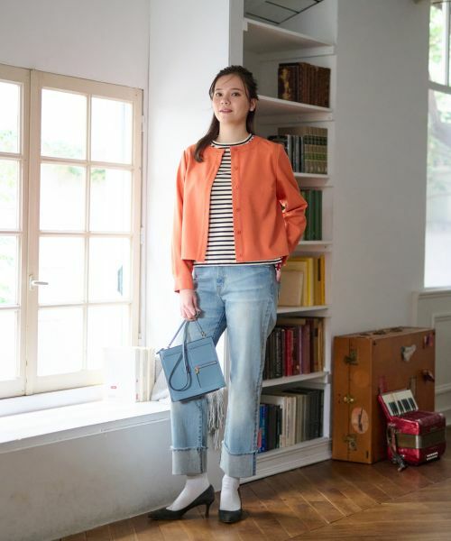 CARA O CRUZ / キャラ・オ・クルス シャツ・ブラウス | ノーカラーブラウス【セットアップ】 | 詳細6