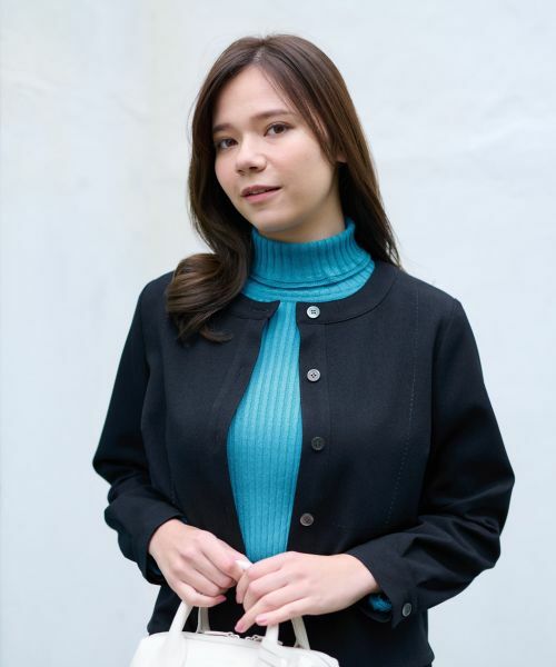 CARA O CRUZ / キャラ・オ・クルス シャツ・ブラウス | ノーカラーブラウス【セットアップ】 | 詳細7