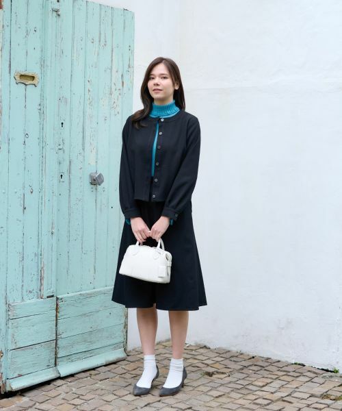 CARA O CRUZ / キャラ・オ・クルス ミニ・ひざ丈スカート | 後ろウエストゴム フレアスカート【セットアップ】 | 詳細21