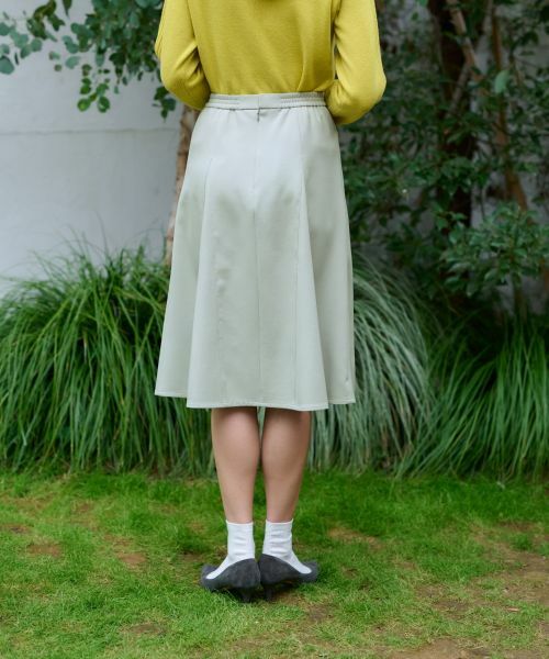 CARA O CRUZ / キャラ・オ・クルス ミニ・ひざ丈スカート | 後ろウエストゴム フレアスカート【セットアップ】 | 詳細28