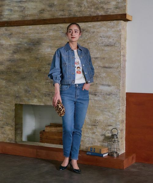 CARA O CRUZ / キャラ・オ・クルス デニムパンツ | のびのびスリムデニム【産地ナブル】 | 詳細12