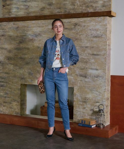 CARA O CRUZ / キャラ・オ・クルス デニムパンツ | のびのびスリムデニム【産地ナブル】 | 詳細13