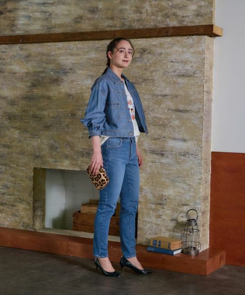 CARA O CRUZ / キャラ・オ・クルス デニムパンツ | のびのびスリムデニム【産地ナブル】 | 詳細14