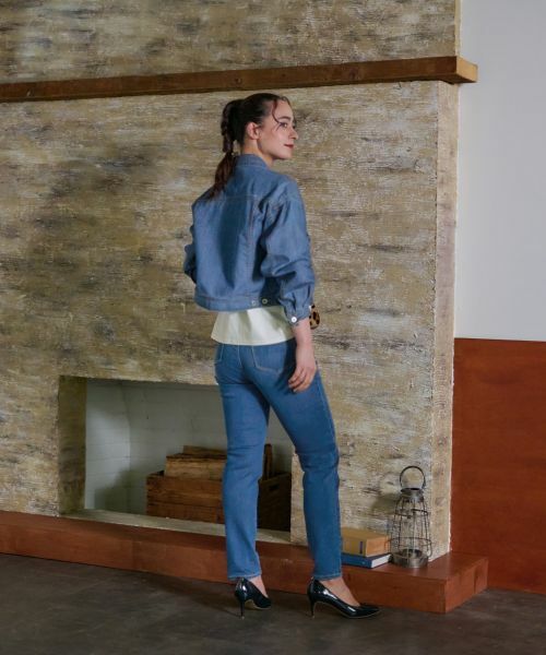 CARA O CRUZ / キャラ・オ・クルス デニムパンツ | のびのびスリムデニム【産地ナブル】 | 詳細15