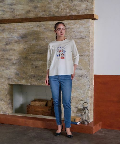 CARA O CRUZ / キャラ・オ・クルス デニムパンツ | のびのびスリムデニム【産地ナブル】 | 詳細16