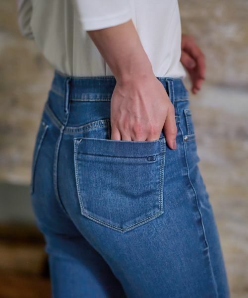 CARA O CRUZ / キャラ・オ・クルス デニムパンツ | のびのびスリムデニム【産地ナブル】 | 詳細30