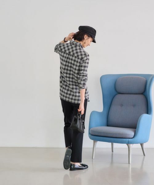 CARA O CRUZ / キャラ・オ・クルス シャツ・ブラウス | 洗える タイ付グレンチェックシャツ【CoC by CARA O CRUZ】 | 詳細22