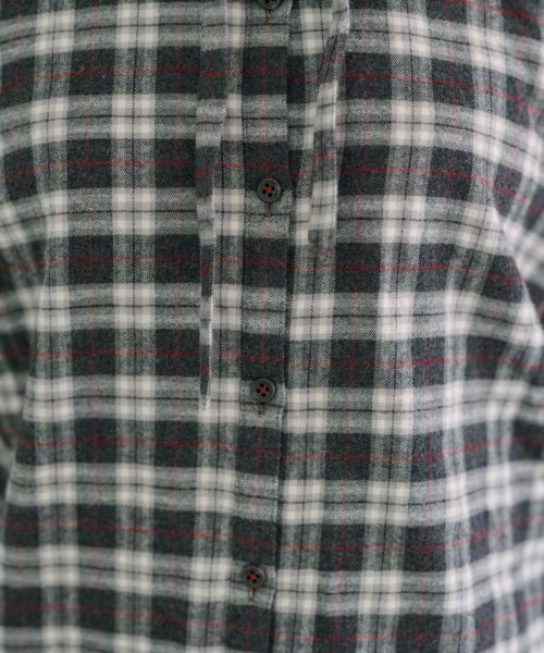 CARA O CRUZ / キャラ・オ・クルス シャツ・ブラウス | 洗える タイ付グレンチェックシャツ【CoC by CARA O CRUZ】 | 詳細27