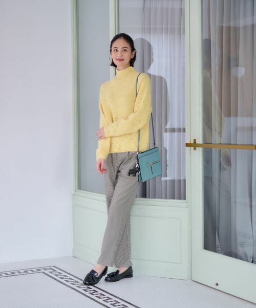 CARA O CRUZ / キャラ・オ・クルス その他パンツ | 【あったか】洗える裏起毛ミニ千鳥格子パンツ | 詳細21