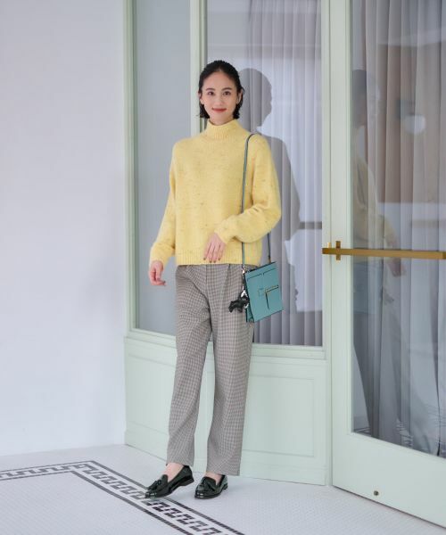 CARA O CRUZ / キャラ・オ・クルス その他パンツ | 【あったか】洗える裏起毛ミニ千鳥格子パンツ | 詳細23