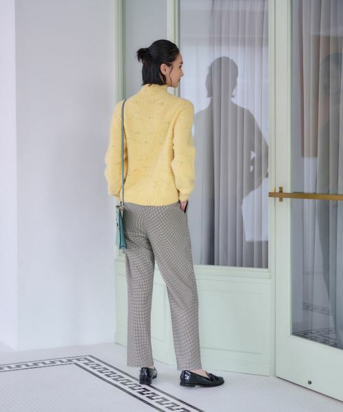 CARA O CRUZ / キャラ・オ・クルス その他パンツ | 【あったか】洗える裏起毛ミニ千鳥格子パンツ | 詳細26