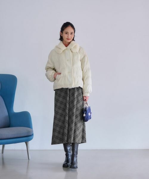 CARA O CRUZ / キャラ・オ・クルス ロング・マキシ丈ワンピース | チェックのジャンパースカート | 詳細16