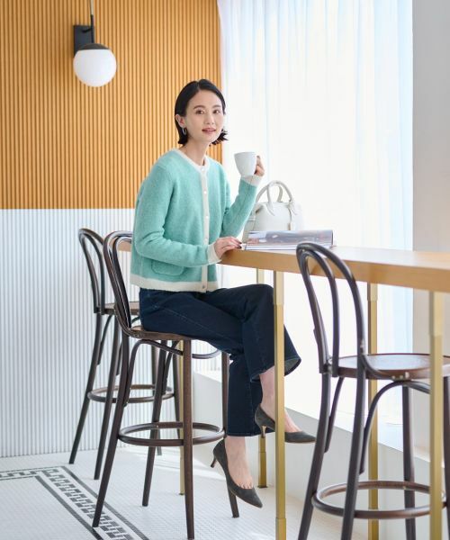 CARA O CRUZ / キャラ・オ・クルス その他パンツ | 【あったか】裏起毛のデニムジャージパンツ | 詳細13