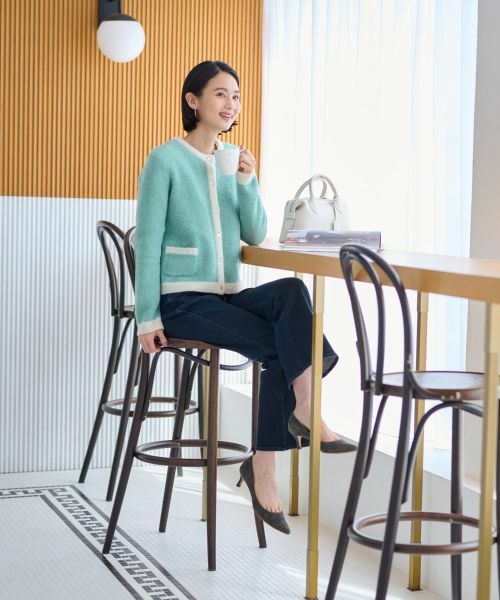 CARA O CRUZ / キャラ・オ・クルス その他パンツ | 【あったか】裏起毛のデニムジャージパンツ | 詳細15