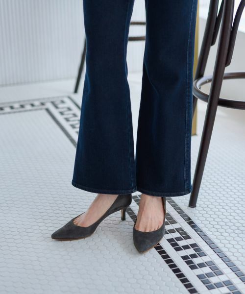 CARA O CRUZ / キャラ・オ・クルス その他パンツ | 【あったか】裏起毛のデニムジャージパンツ | 詳細17