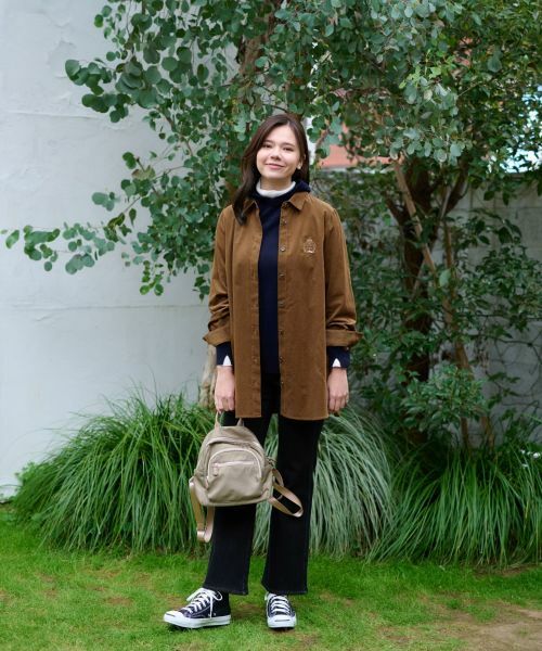 CARA O CRUZ / キャラ・オ・クルス その他パンツ | 【あったか】裏起毛のデニムジャージのブラックパンツ | 詳細2