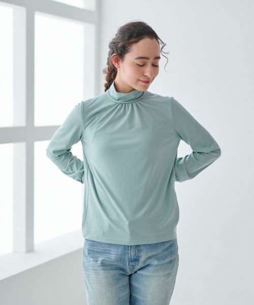 CARA O CRUZ / キャラ・オ・クルス カットソー | 洗える ハイネックカットソー | 詳細1
