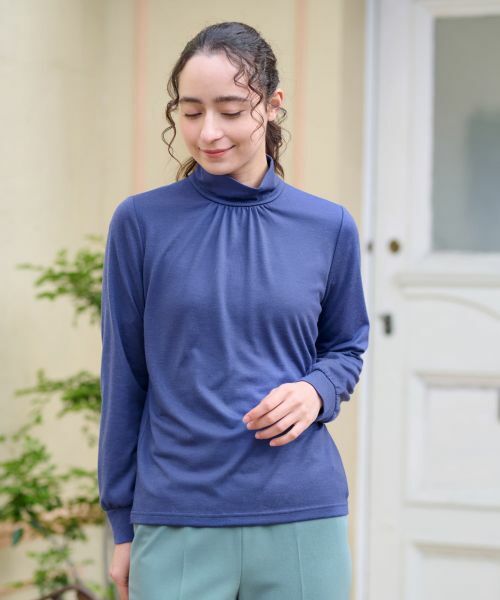 CARA O CRUZ / キャラ・オ・クルス カットソー | 洗える ハイネックカットソー | 詳細14