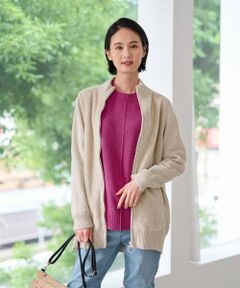 CARA O CRUZ / キャラ・オ・クルス カーディガン・ボレロ | もこもこジップアップカーディガン