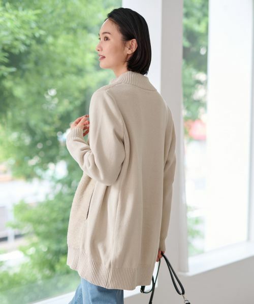 CARA O CRUZ / キャラ・オ・クルス カーディガン・ボレロ | もこもこジップアップカーディガン | 詳細10