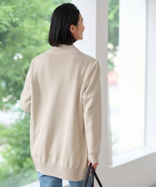 CARA O CRUZ / キャラ・オ・クルス カーディガン・ボレロ | もこもこジップアップカーディガン | 詳細14