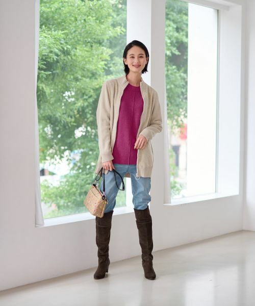 CARA O CRUZ / キャラ・オ・クルス カーディガン・ボレロ | もこもこジップアップカーディガン | 詳細17