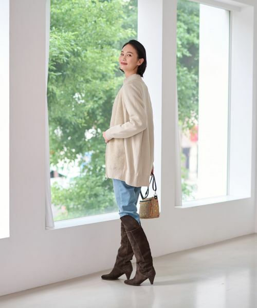 CARA O CRUZ / キャラ・オ・クルス カーディガン・ボレロ | もこもこジップアップカーディガン | 詳細19