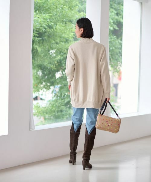 CARA O CRUZ / キャラ・オ・クルス カーディガン・ボレロ | もこもこジップアップカーディガン | 詳細20