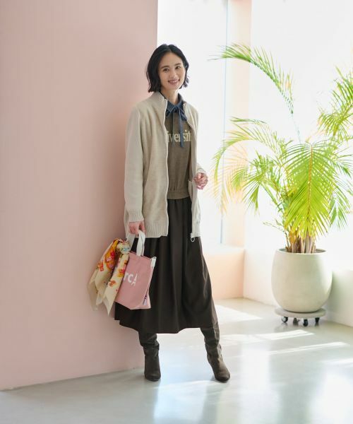 CARA O CRUZ / キャラ・オ・クルス カーディガン・ボレロ | もこもこジップアップカーディガン | 詳細26