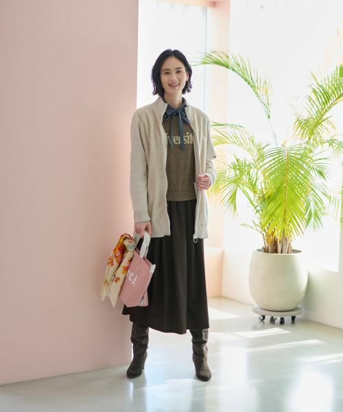 CARA O CRUZ / キャラ・オ・クルス カーディガン・ボレロ | もこもこジップアップカーディガン | 詳細28