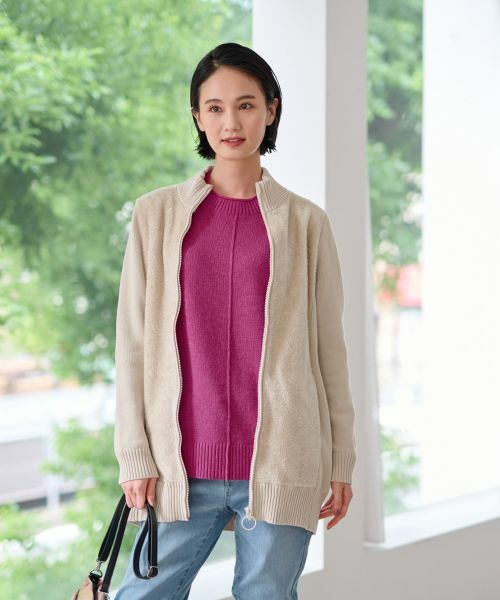 CARA O CRUZ / キャラ・オ・クルス カーディガン・ボレロ | もこもこジップアップカーディガン | 詳細7