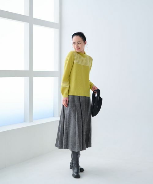 CARA O CRUZ / キャラ・オ・クルス ニット・セーター | スパンコールのボーダーニット【CoC by CARA O CRUZ】 | 詳細13