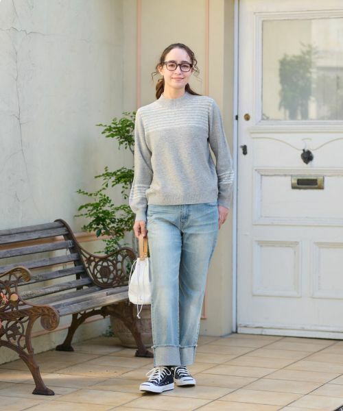 CARA O CRUZ / キャラ・オ・クルス ニット・セーター | スパンコールのボーダーニット【CoC by CARA O CRUZ】 | 詳細21