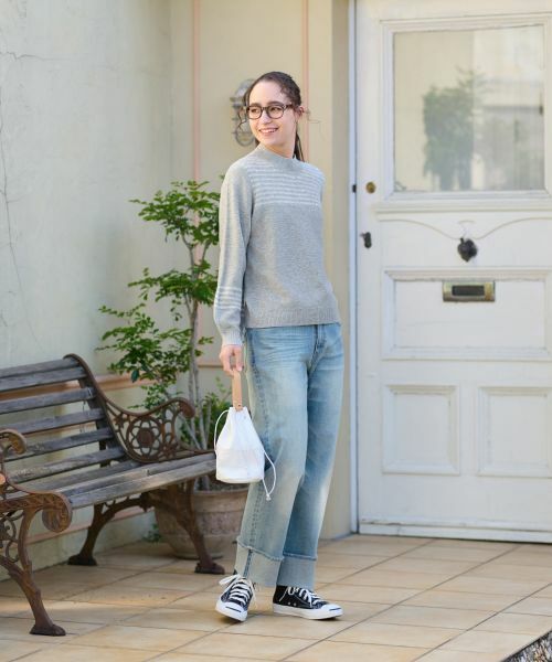 CARA O CRUZ / キャラ・オ・クルス ニット・セーター | スパンコールのボーダーニット【CoC by CARA O CRUZ】 | 詳細23