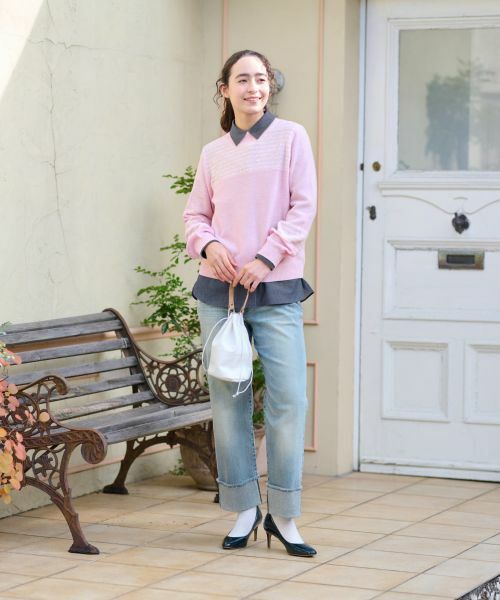 CARA O CRUZ / キャラ・オ・クルス ニット・セーター | スパンコールのボーダーニット【CoC by CARA O CRUZ】 | 詳細5