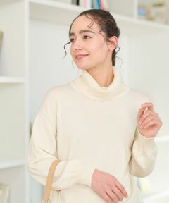 CARA O CRUZ / キャラ・オ・クルス ニット・セーター | 【質感がいい】タートルネックニット【CARIAGGI】