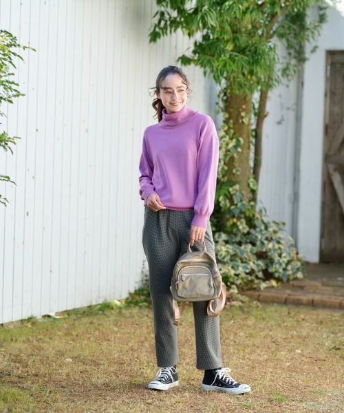 CARA O CRUZ / キャラ・オ・クルス ニット・セーター | 【質感がいい】タートルネックニット【CARIAGGI】 | 詳細20