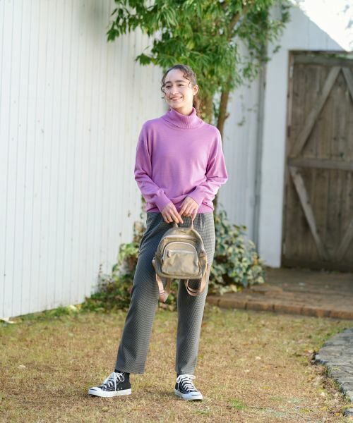 CARA O CRUZ / キャラ・オ・クルス ニット・セーター | 【質感がいい】タートルネックニット【CARIAGGI】 | 詳細21