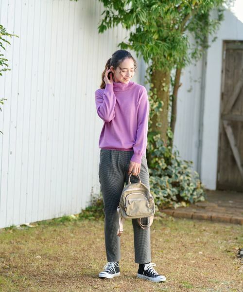 CARA O CRUZ / キャラ・オ・クルス ニット・セーター | 【質感がいい】タートルネックニット【CARIAGGI】 | 詳細22