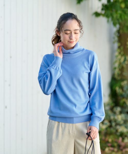 CARA O CRUZ / キャラ・オ・クルス ニット・セーター | 【質感がいい】タートルネックニット【CARIAGGI】 | 詳細25