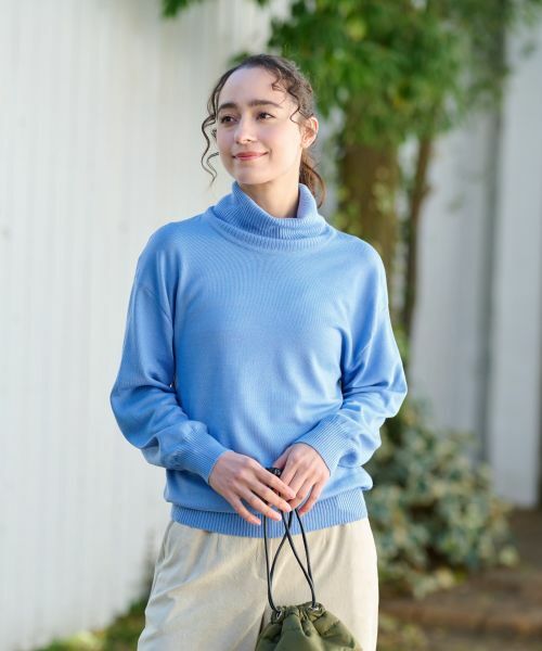 CARA O CRUZ / キャラ・オ・クルス ニット・セーター | 【質感がいい】タートルネックニット【CARIAGGI】 | 詳細26