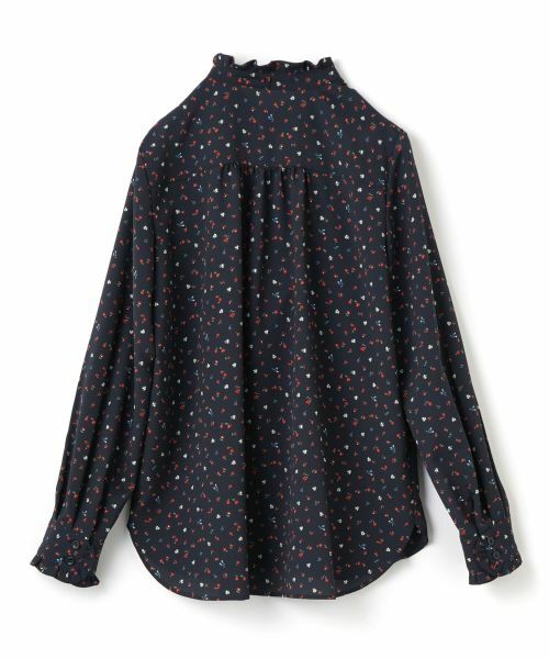 CARA O CRUZ / キャラ・オ・クルス シャツ・ブラウス | 洗える タイ付き小花柄 バンドカラーブラウス【CoC by CARA O CRUZ】 | 詳細20