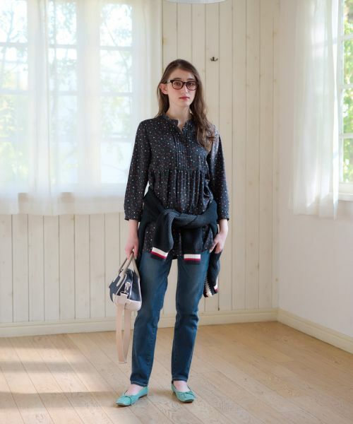 CARA O CRUZ / キャラ・オ・クルス シャツ・ブラウス | 洗える小花柄プルオーバーブラウス【CoC by CARA O CRUZ】 | 詳細9