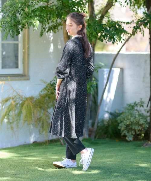 CARA O CRUZ / キャラ・オ・クルス ドレス | 洗える ベルト付き小花柄シャツワンピース【CoC by CARA O CRUZ】 | 詳細11