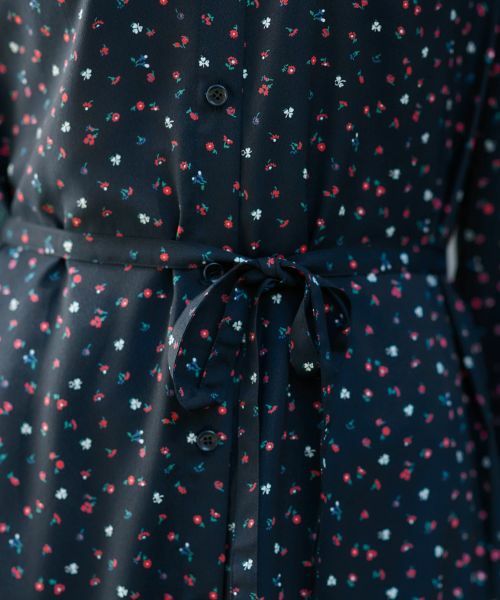 CARA O CRUZ / キャラ・オ・クルス ドレス | 洗える ベルト付き小花柄シャツワンピース【CoC by CARA O CRUZ】 | 詳細22