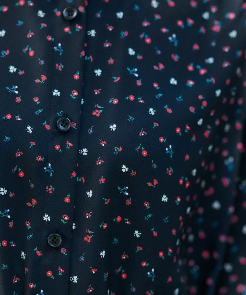 CARA O CRUZ / キャラ・オ・クルス ドレス | 洗える ベルト付き小花柄シャツワンピース【CoC by CARA O CRUZ】 | 詳細23