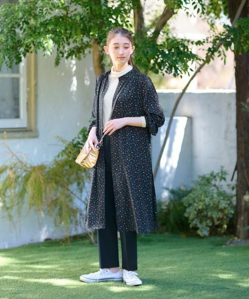 CARA O CRUZ / キャラ・オ・クルス ドレス | 洗える ベルト付き小花柄シャツワンピース【CoC by CARA O CRUZ】 | 詳細7